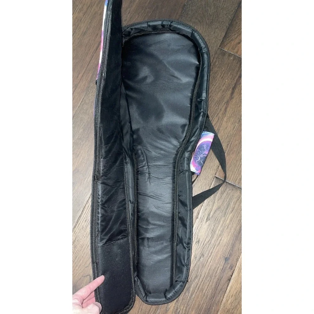 CLOUDMUSIC Ukulele Case Backpack Purple‎ Galaxy